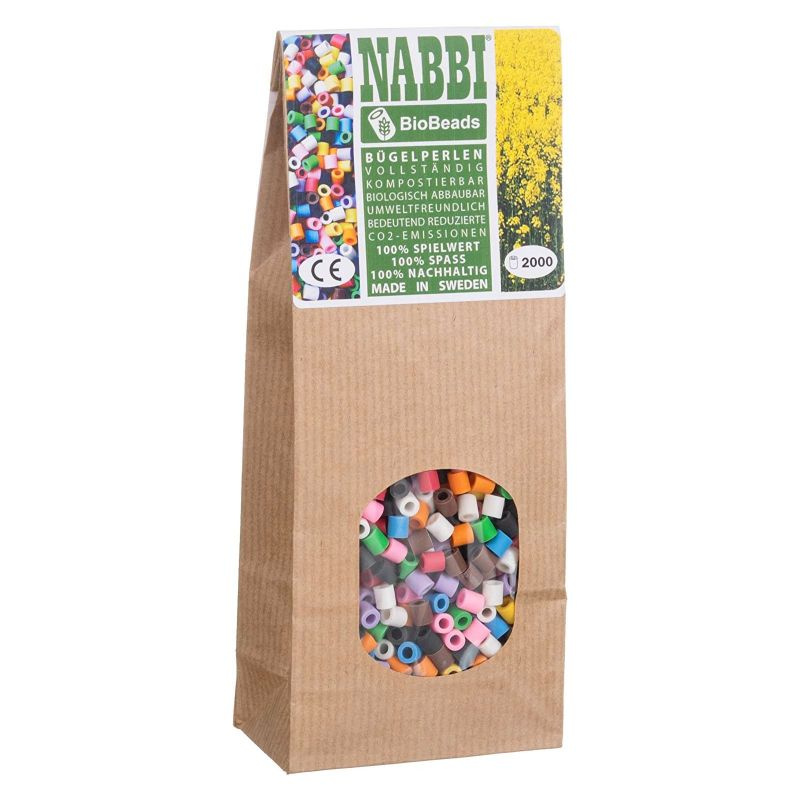Zažehlovací korálky BIO Nabbi bio (2000ks) mix barev