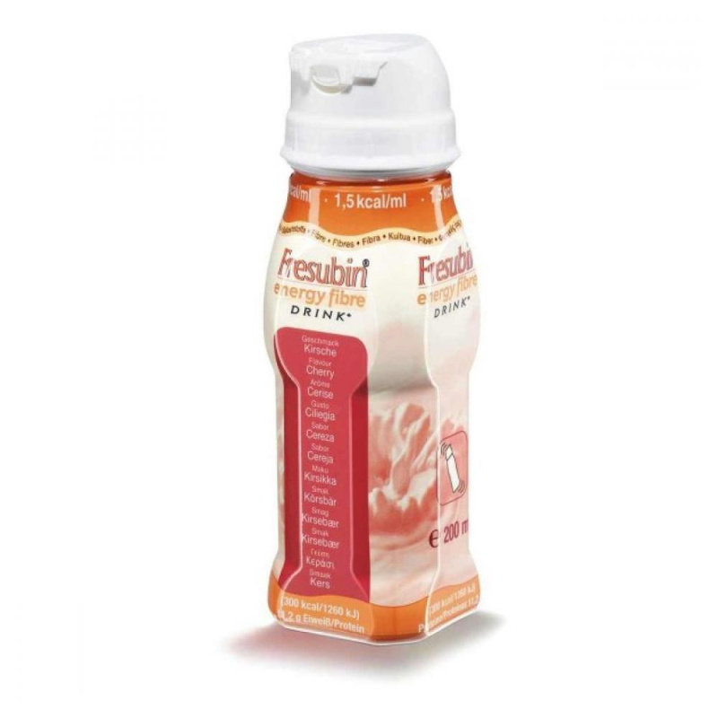 FRESUBIN Energy Fibre roztok jahoda 4 x 200 ml