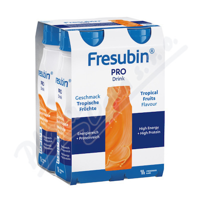FRESUBIN Pro drink tropické ovoce příchuť 4 x 200 ml