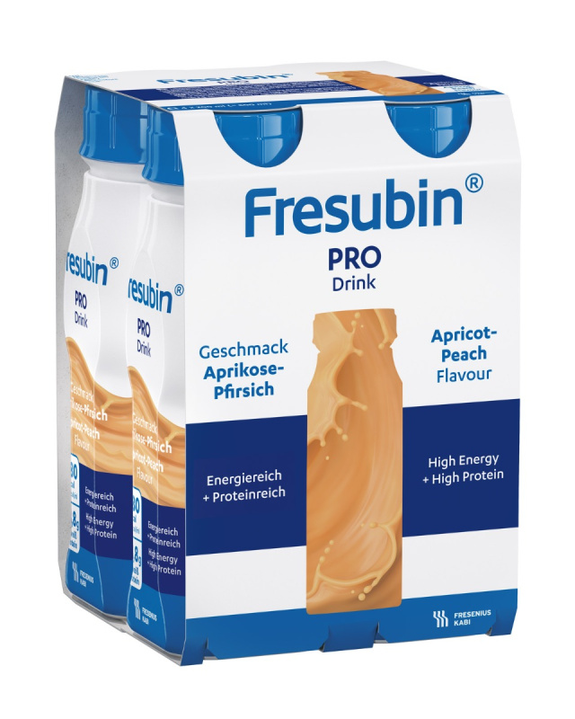 FRESUBIN Pro drink meruňkovo-broskvová příchuť 4 x 200 ml