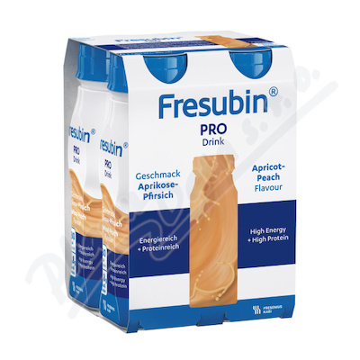 FRESUBIN Pro drink meruňkovo-broskvová příchuť 4 x 200 ml