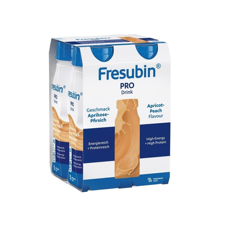 FRESUBIN Pro drink meruňkovo-broskvová příchuť 4 x 200 ml