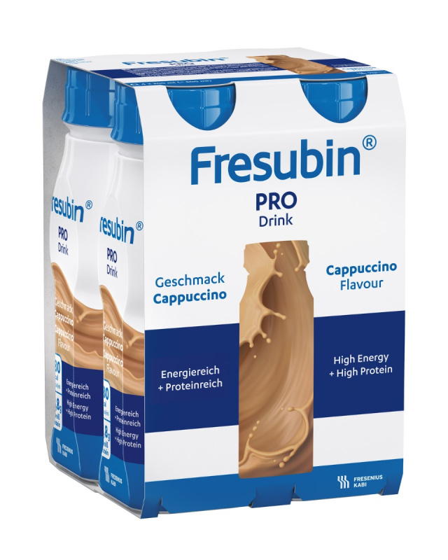 FRESUBIN Pro drink cappuccino příchuť 4 x 200 ml