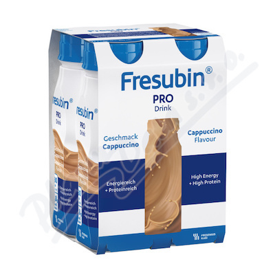 FRESUBIN Pro drink cappuccino příchuť 4 x 200 ml
