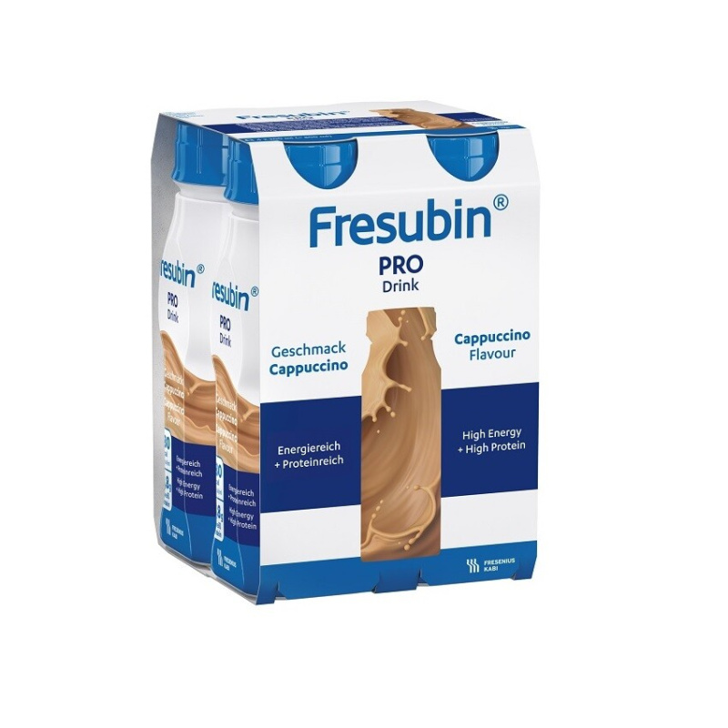 FRESUBIN Pro drink cappuccino příchuť 4 x 200 ml