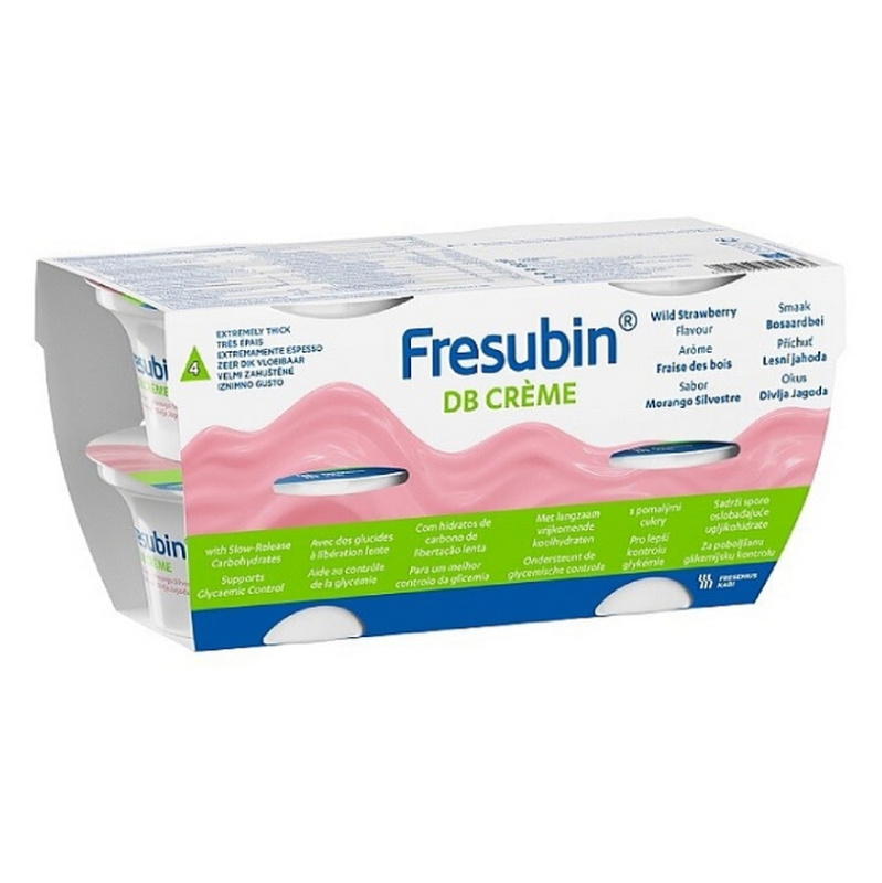 FRESUBIN DB creme příchuť lesní jahoda 4 x 200 g