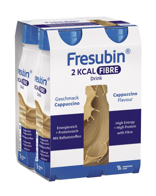 FRESUBIN 2kcal Fibre drink cappuccino 4 x 200 ml