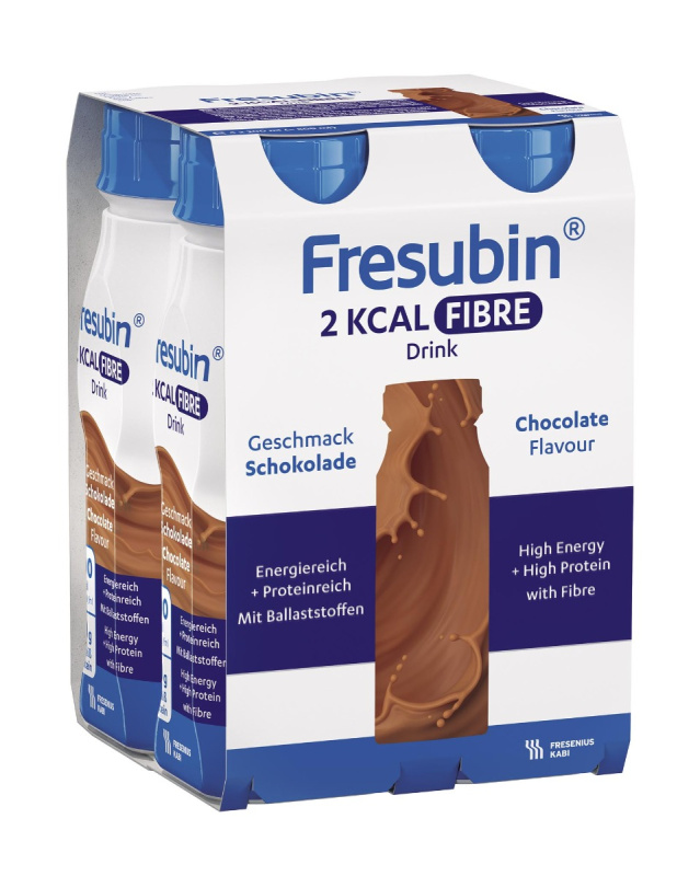 FRESUBIN 2kcal Fibre drink čokoláda 4 x 200 ml