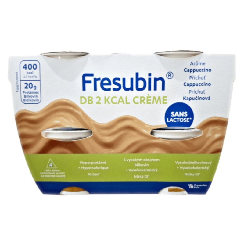 FRESUBIN DB 2 kcal creme cappuccino 4 x 200 g