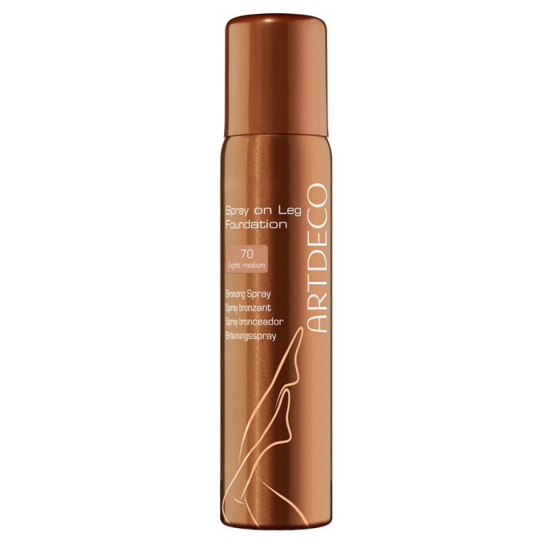 ARTDECO Spray on Leg Foundation samoopalovací sprej pro dokonalé nohy odstín 70 Light/Medium 100 ml
