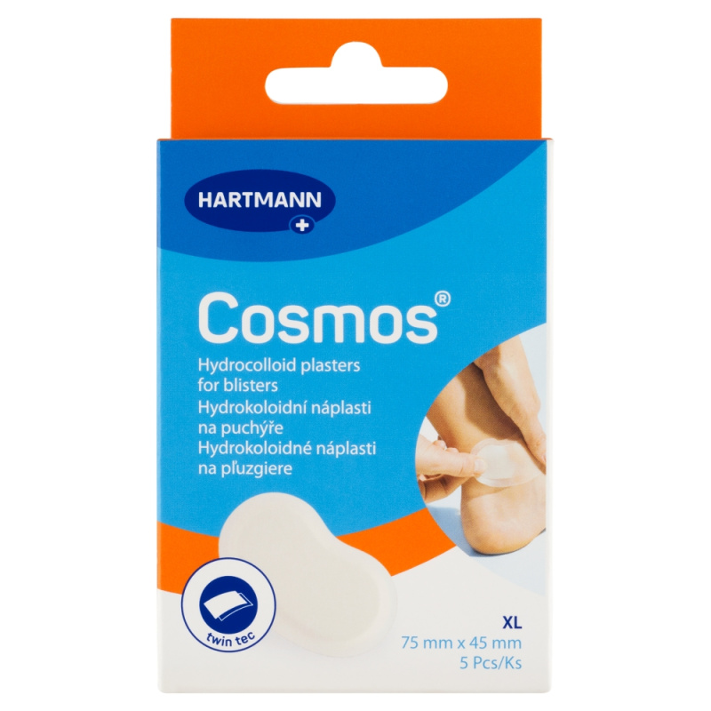 COSMOS Náplast na puchýře twin tec XL 5 kusů