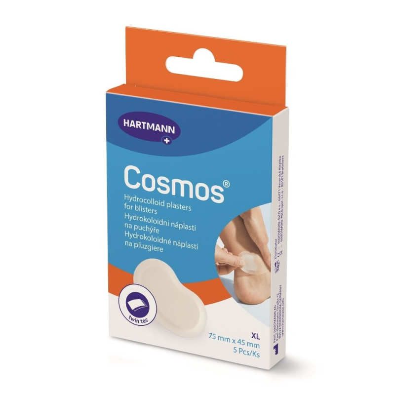 COSMOS Náplast na puchýře twin tec XL 5 kusů