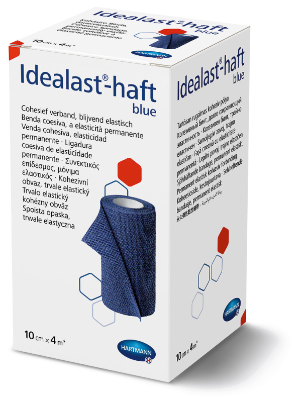 Obin.elast.Idealast-haft color 10cmx4m/1ks modrá