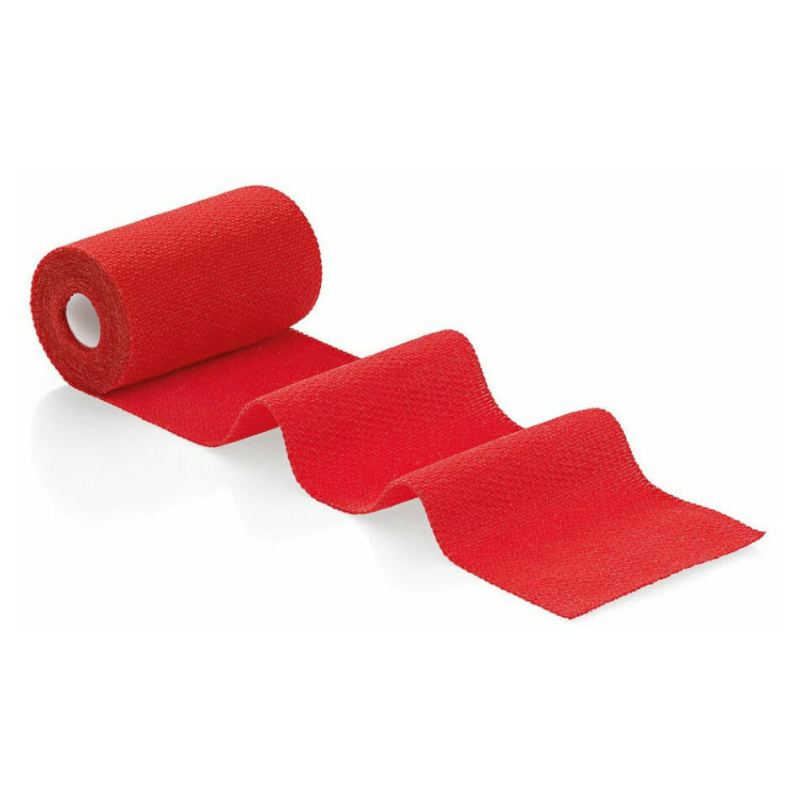 Obin.elast.Idealast-haft color 8cmx4m/1ks červená