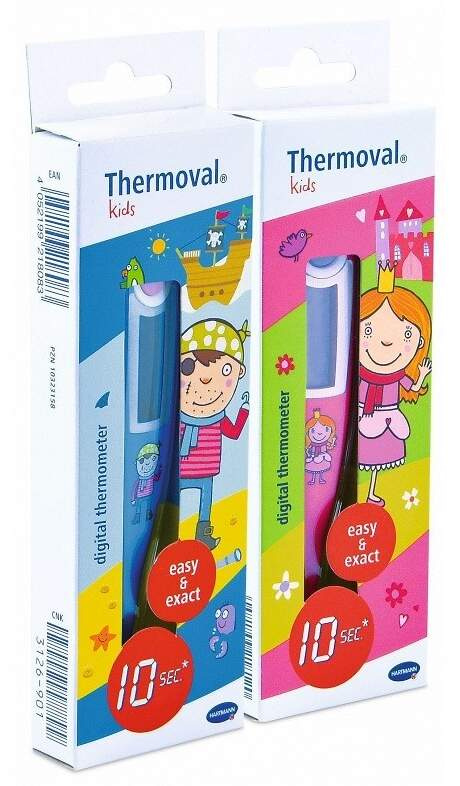 Dětský digitální teploměr Thermoval kids Hartmann Barva: Růžová