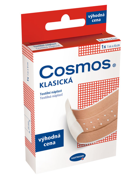 COSMOS Klasická textilní náplast 1 mx 6 cm