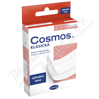 COSMOS Klasická náplast  z netkané textilie 1 m x 6 cm