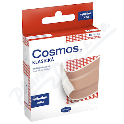 COSMOS Klasická voděodolná náplast 1 m x 8 cm 1 ks