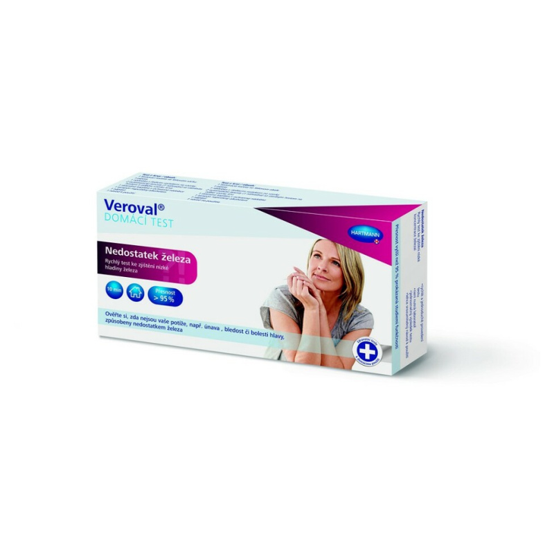 Veroval® Nedostatek železa - domácí test