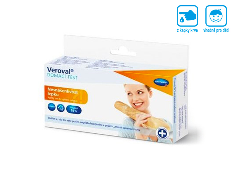 Veroval® Nesnášenlivost lepku - domácí test