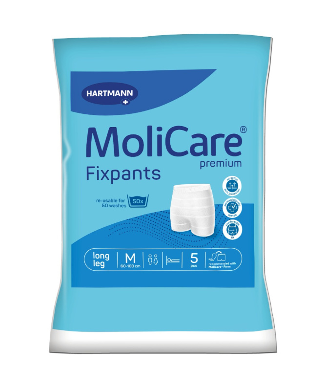 FIXAČNÍ KALHOTKY MOLICARE PREMIUM FIXPANTS M OBVOD BOKŮ 60-100CM,5KS