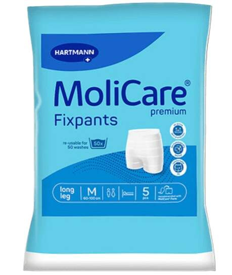 FIXAČNÍ KALHOTKY MOLICARE PREMIUM FIXPANTS M OBVOD BOKŮ 60-100CM,5KS