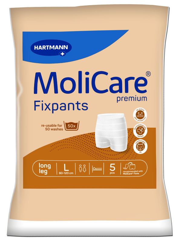 FIXAČNÍ KALHOTKY MOLICARE PREMIUM FIXPANTS L OBVOD BOKŮ 80-120CM,5KS