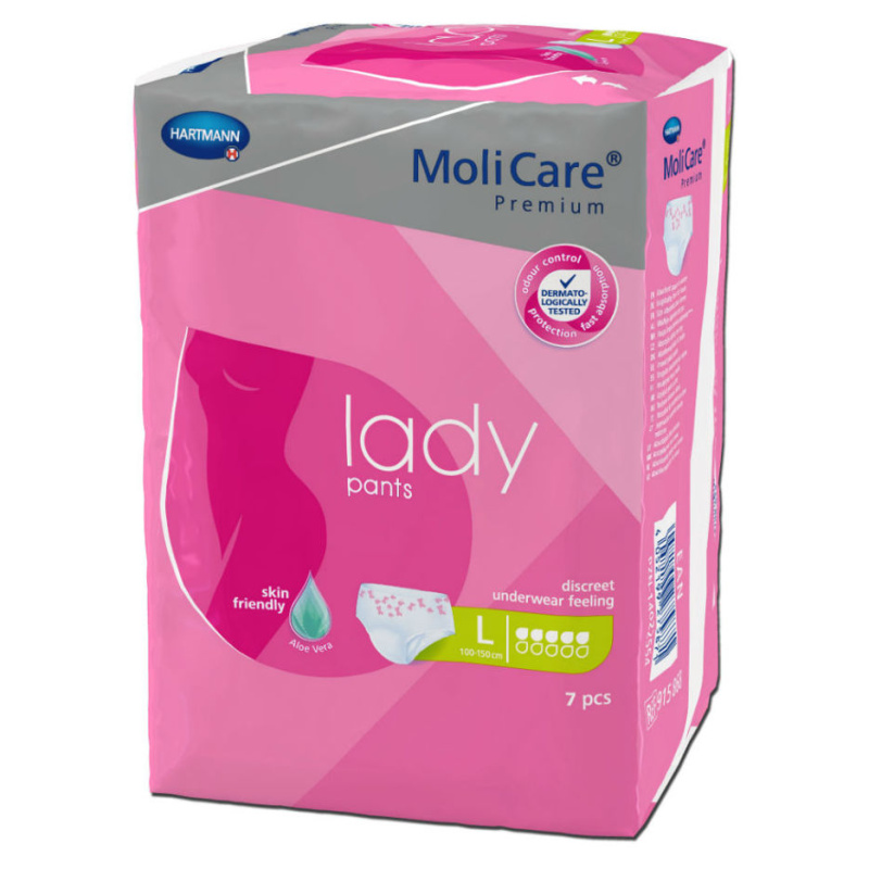 MoliCare Lady Pants Inkontinenční kalhotky 5 kapek L 7 ks
