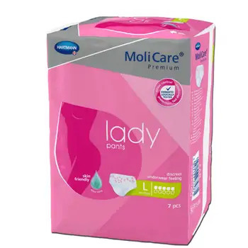 MoliCare Lady Pants Inkontinenční kalhotky 5 kapek L 7 ks