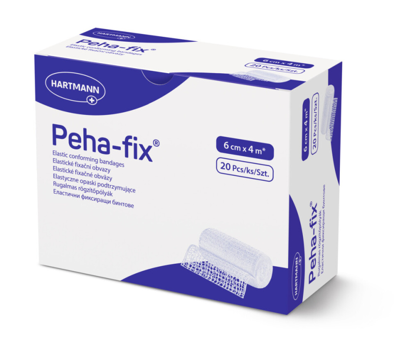 OBINADLO ELASTICKÉ FIXAČNÍ PEHA FIX 4CMX4M,V NAPN.STAVU JEDNOTL.V CELOFÁNU,1KS