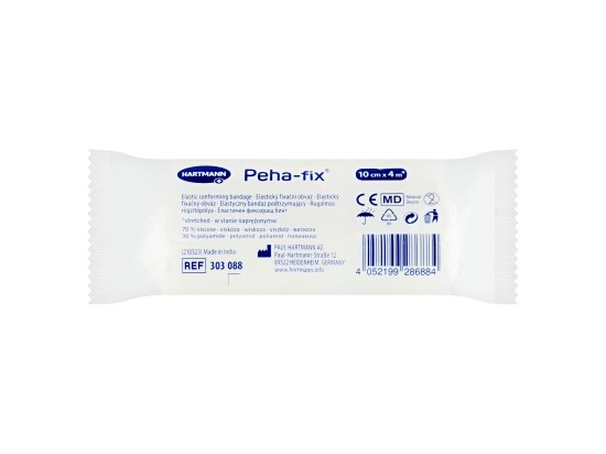OBINADLO ELASTICKÉ FIXAČNÍ PEHA FIX 10CMX4M,V NAPN.STAVU JEDNOTL.V CELOFÁNU,1KS