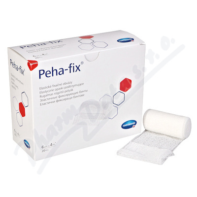 Peha Fix 6 cm x 4 m obinadlo elastické fixační 20 ks