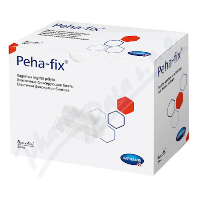 Peha Fix 8 cm x 4 m obinadlo elastické fixační 20 ks