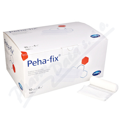 Peha Fix 10 cm x 4 m obinadlo elastické fixační 100 ks