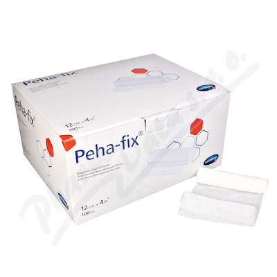 Peha Fix 12 cm x 4 m obinadlo elastické fixační 100 ks