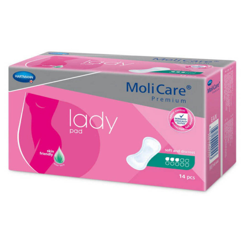 VLOŽKY ABSORPČNÍ MOLICARE LADY 3 KAPKY 504ML,14KS