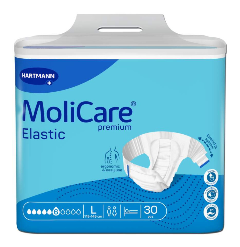 MoliCare Elastic 6 kapek vel. L inkontinenční kalhotky 30 ks