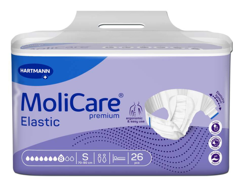 MOLICARE Elastic absorpční kalhotky 7 kapek vel. S 26 kusů