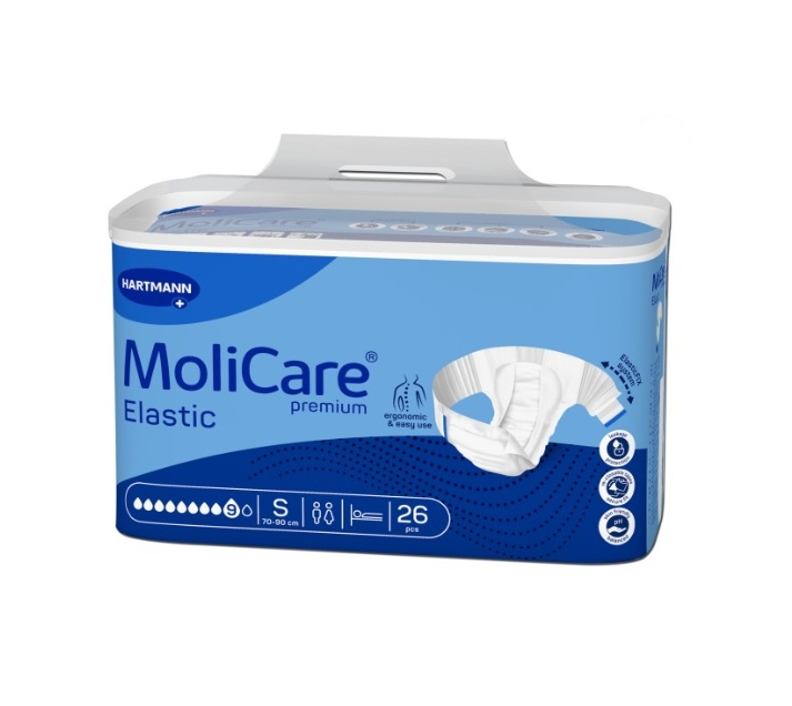 MOLICARE Elastic absorpční kalhotky 9 kapek S 26 ks 1655711
