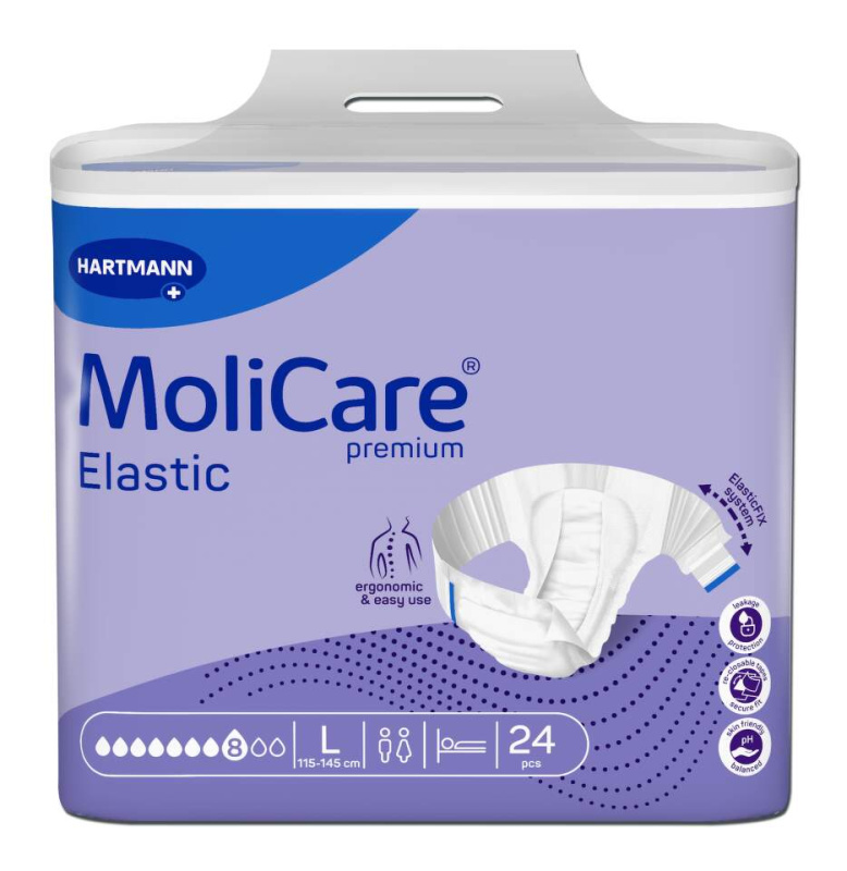 MoliCare Elastic 8 kapek vel. L inkontinenční kalhotky 24 ks