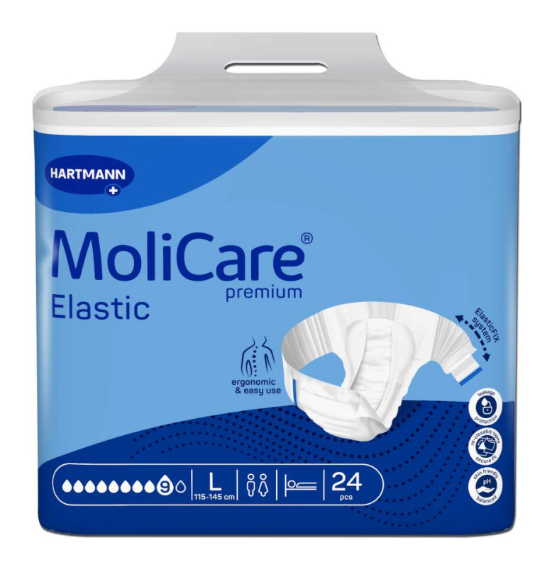 MoliCare Elastic 9 kapek vel. L inkontinenční kalhotky 24 ks