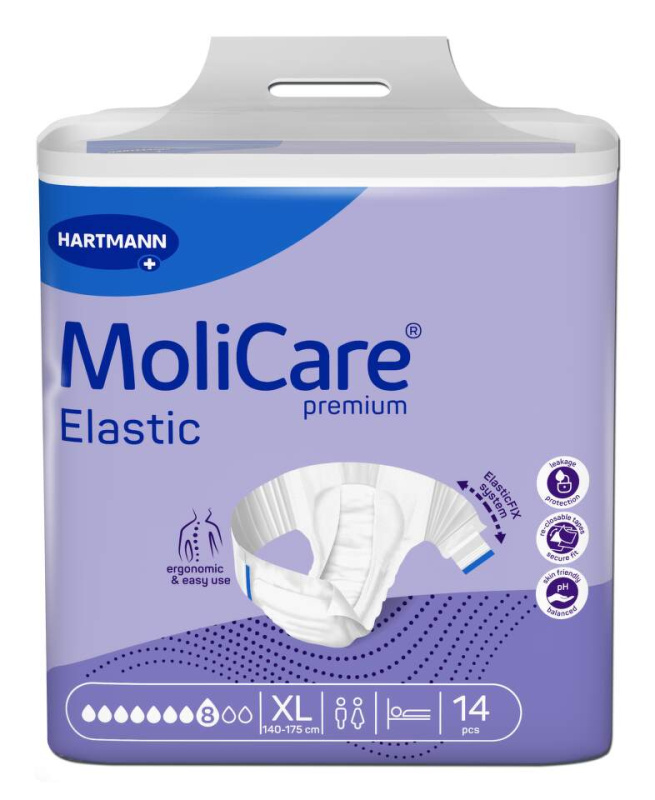 MoliCare Elastic 8 kapek vel. XL inkontinenční kalhotky 14 ks