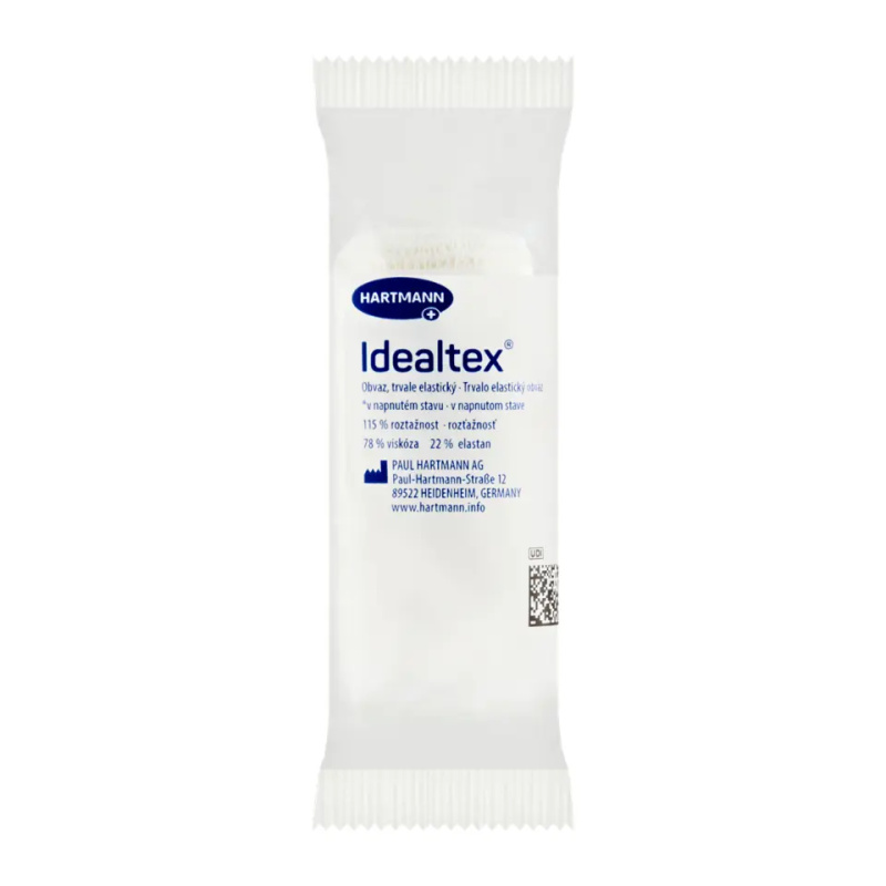 OBINADLO ELASTICKÉ IDEALTEX 8CMX5M,V NAPNUTÉM STAVU,DLOUHÝ TAH,1KS
