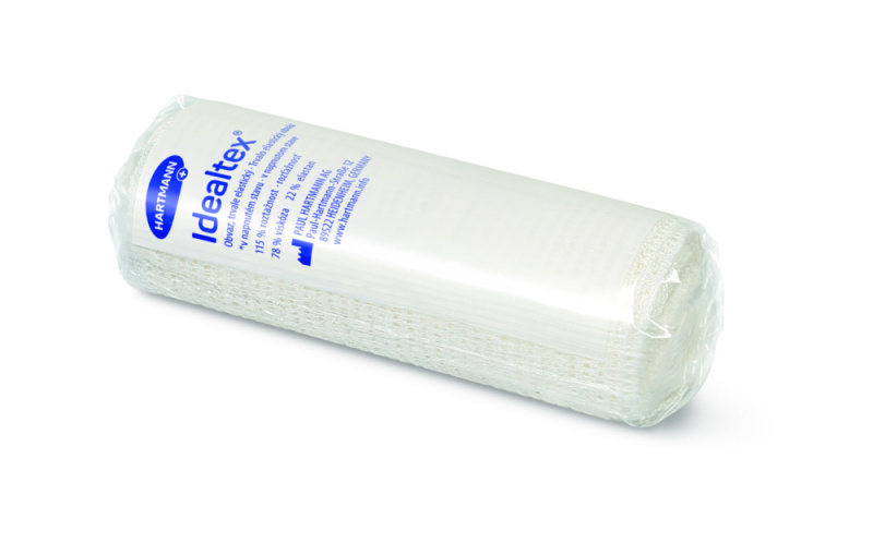 OBINADLO ELASTICKÉ IDEALTEX 10CMX5M,V NAPNUTÉM STAVU,DLOUHÝ TAH,1KS