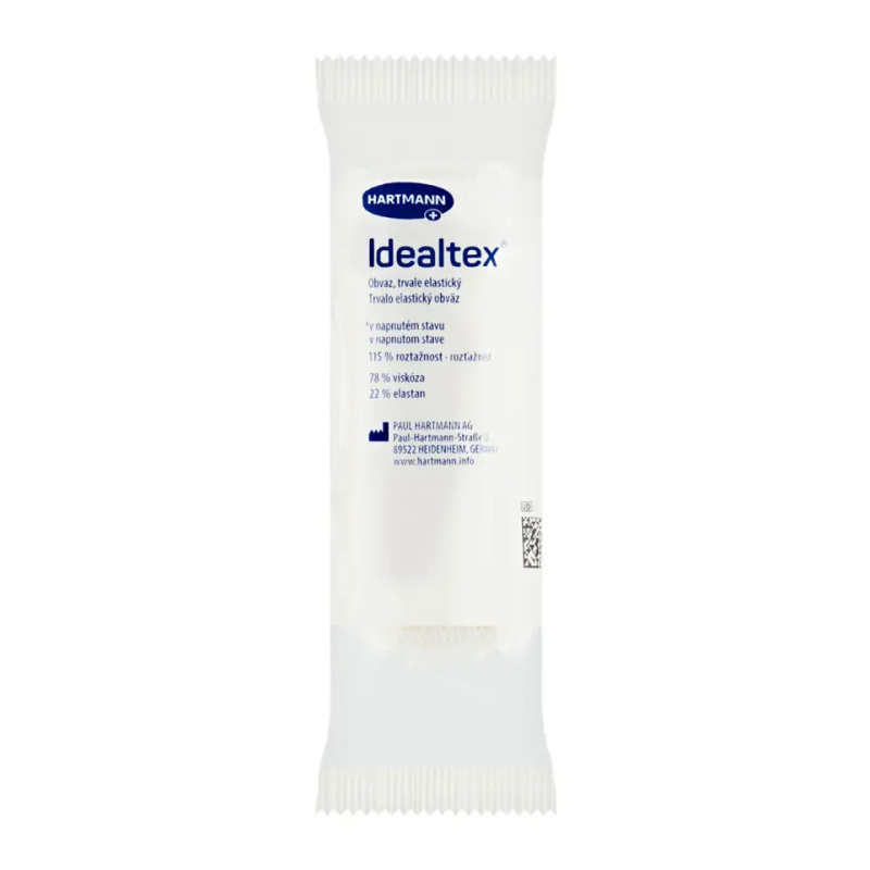 OBINADLO ELASTICKÉ IDEALTEX 10CMX5M,V NAPNUTÉM STAVU,DLOUHÝ TAH,1KS