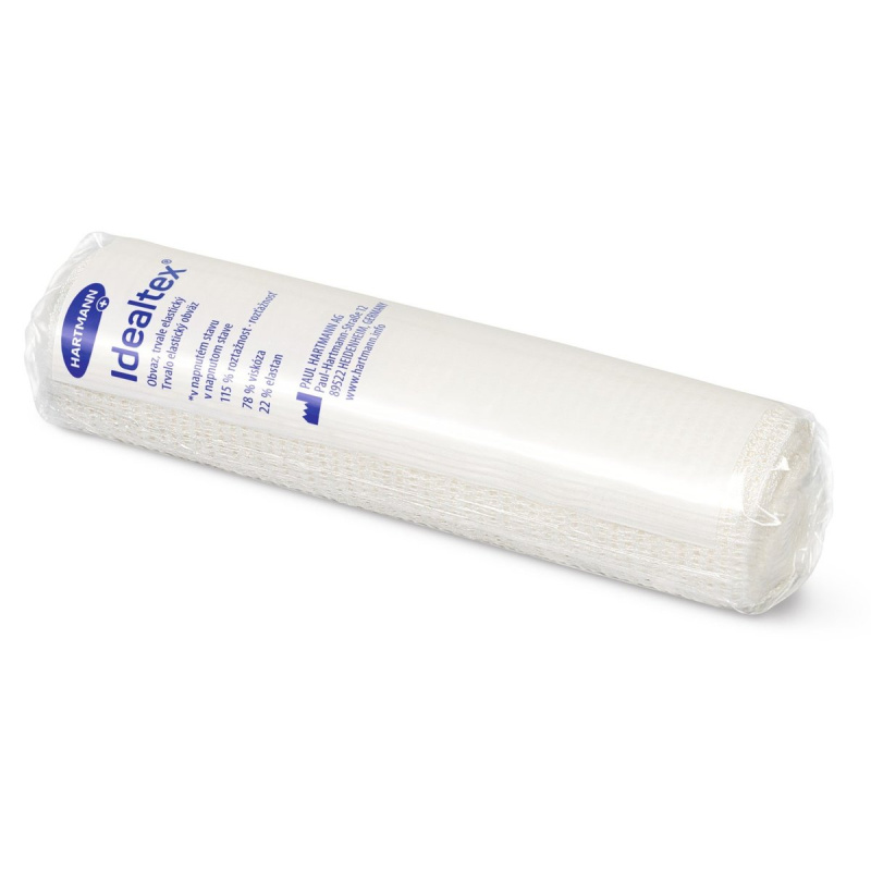 OBINADLO ELASTICKÉ IDEALTEX 14CMX5M,V NAPNUTÉM STAVU,DLOUHÝ TAH,1KS
