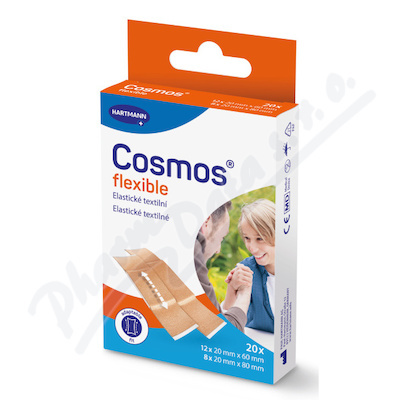 COSMOS Flexible pružná náplast 2 velikosti 20 kusů