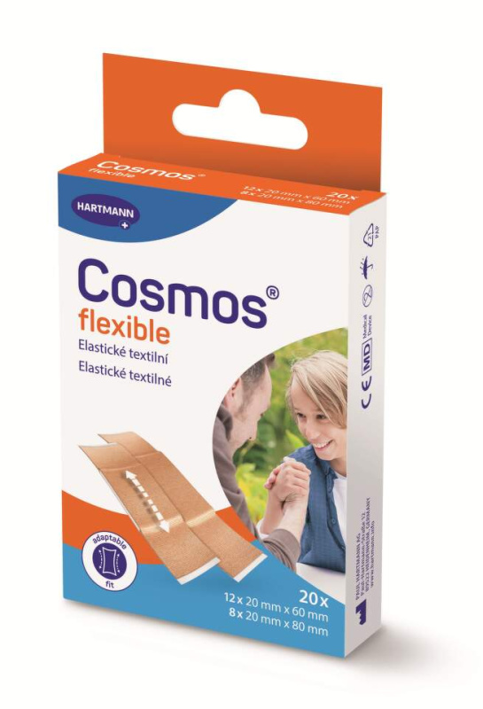 COSMOS Flexible pružná náplast 2 velikosti 20 kusů