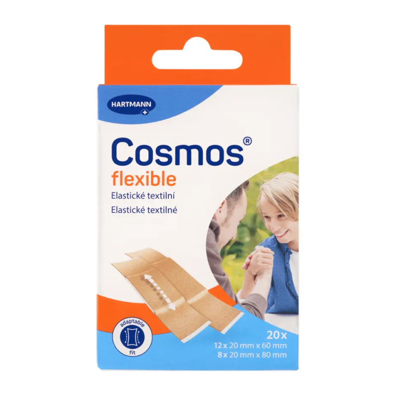 COSMOS Flexible pružná náplast 2 velikosti 20 kusů