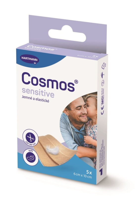 COSMOS Sensitive jemná náplast 6 x 10 cm 5 kusů